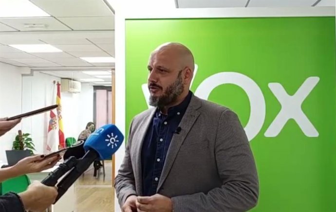 El portavoz adjunto de Vox en el Parlamento de Andalucía, Rodrigo Alonso.