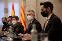 Marlaska destaca la coordinació i "lleialtat" amb la Generalitat en la Junta de Seguretat