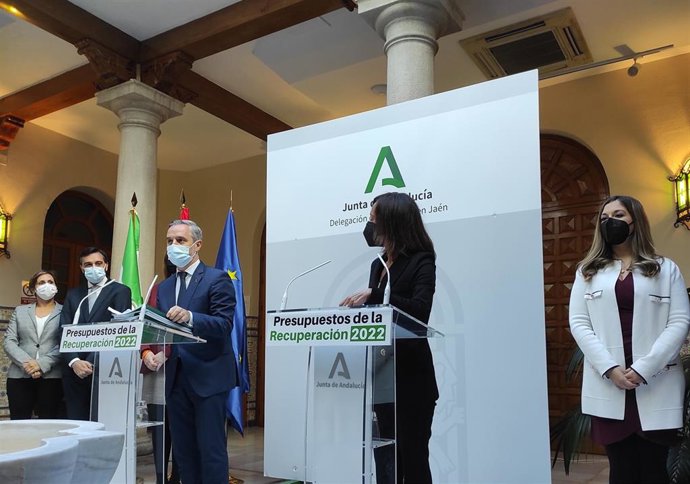 Juan Bravo presenta en Jaén los presupuestos para 2022.