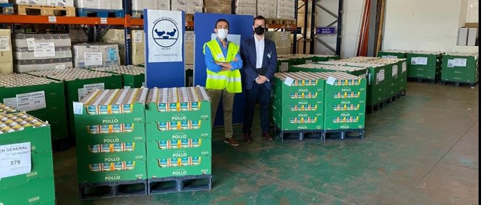 Archivo - Mercadona dona productos de primera necesidad al Banco de Alimentos de Madrid.