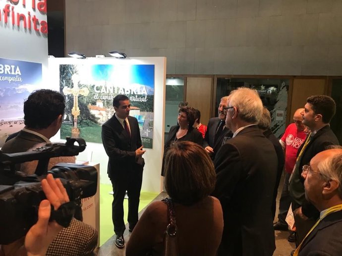 Foto de archivo. Stand de Cantabria en la edición de 2019 de Fairway