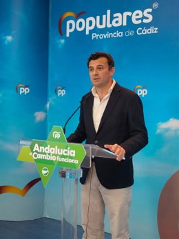 Bruno García, presidente provincial del PP en Cádiz