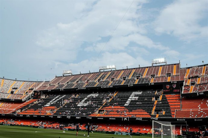 Archivo - Mestalla, el campo del Valncia CF (archivo) 