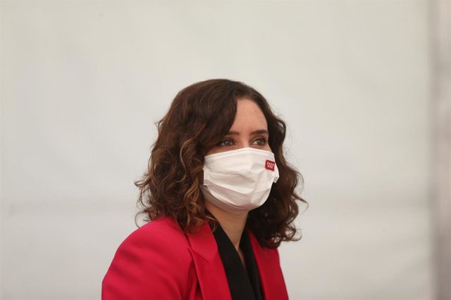 La presidenta de la Comunidad de Madrid, Isabel Díaz Ayuso,