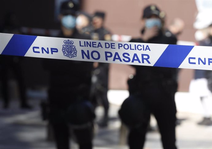 Zona acordonada por Policía Nacional