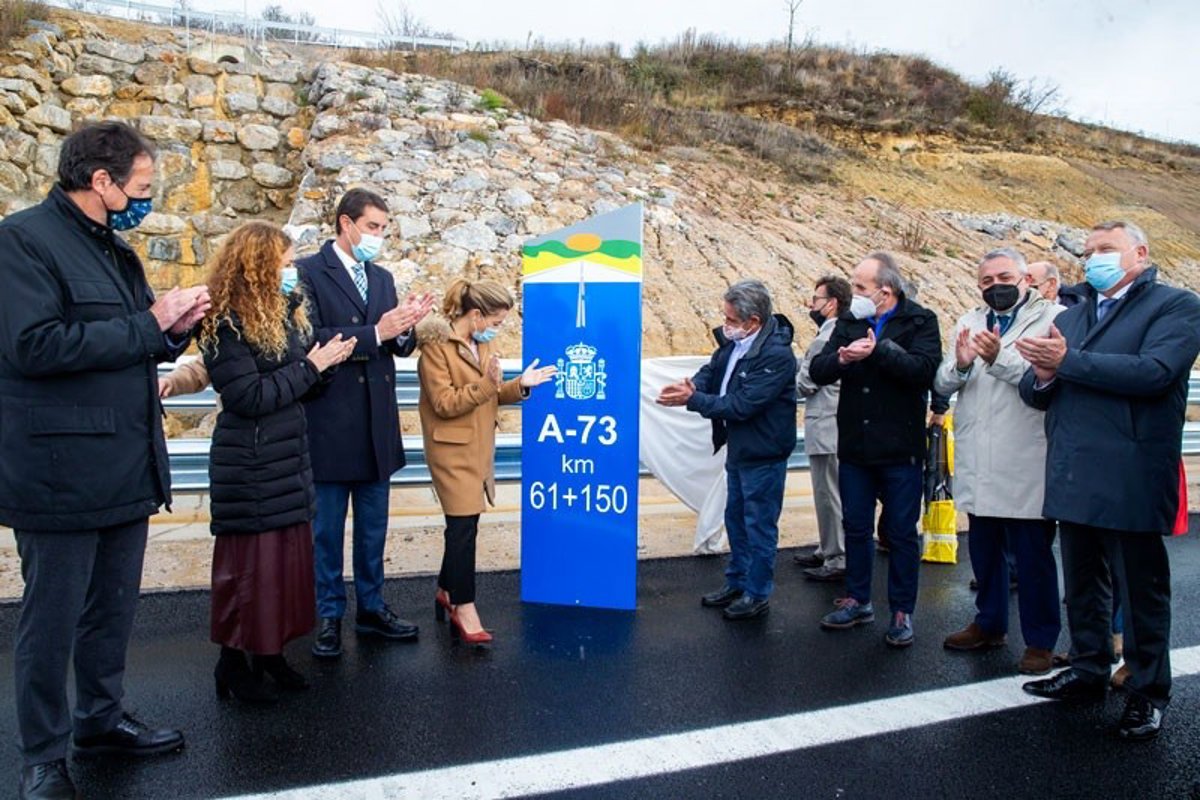 Entran en servicio 12 nuevos kilómetros de la autovía A73 entre Burgos Entran en servicio 12 nuevos kilómetros de la autovía A73 entre Burgos