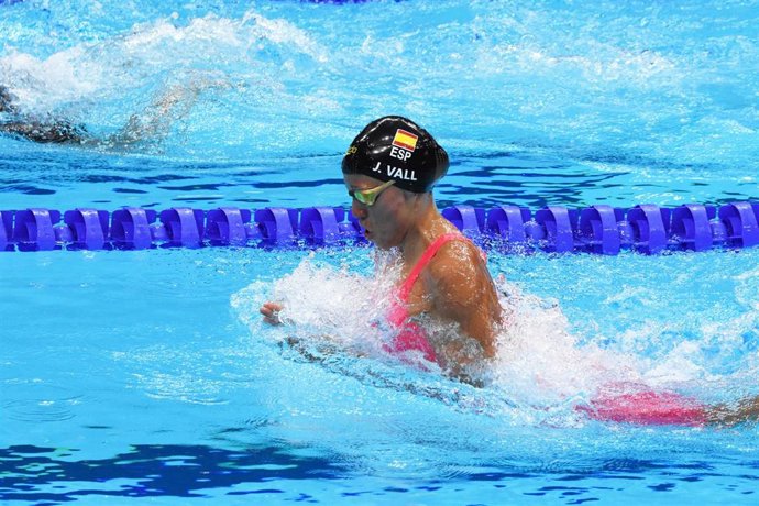Archivo - La nadadora española Jessica Vall