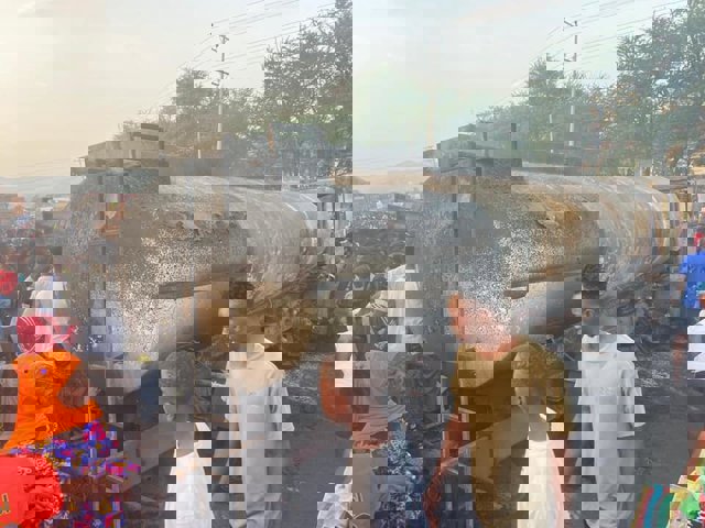 Explosión de un camión de combustible en la capital de Sierra Leona