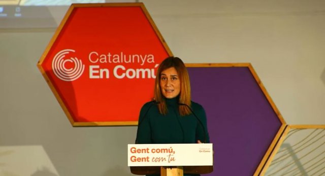 La líder de los comuns en el Parlament, Jéssica Albiach