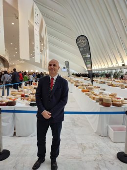 El viceconsejero de Desarrollo Rural y director general del Instituto Tecnológico Agrario de Castilla y León, Jorge Llorente, en el International Cheese Festival.