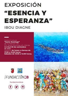 Cartel de la exposición "Esencia y Esperanza" en Mérida
