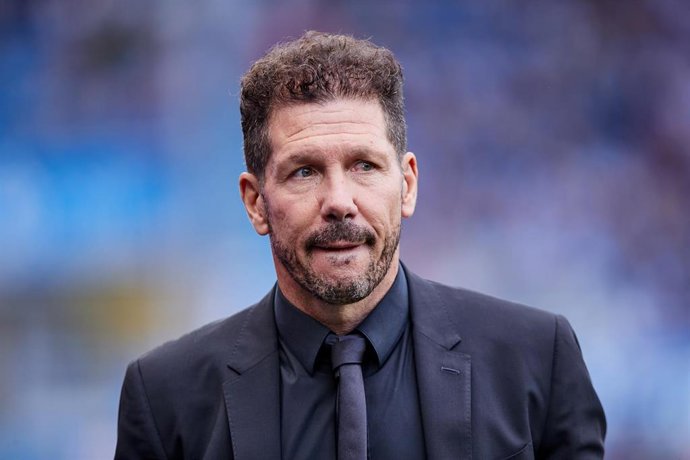 Archivo - Diego Pablo Simeone, técnico del Atlético de Madrid