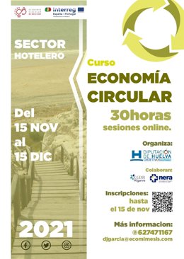 La Diputación ofrece formación online al sector hotelero de Huelva en materia de economía circular