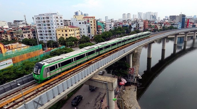 Metro de Hanói, en Vietnam