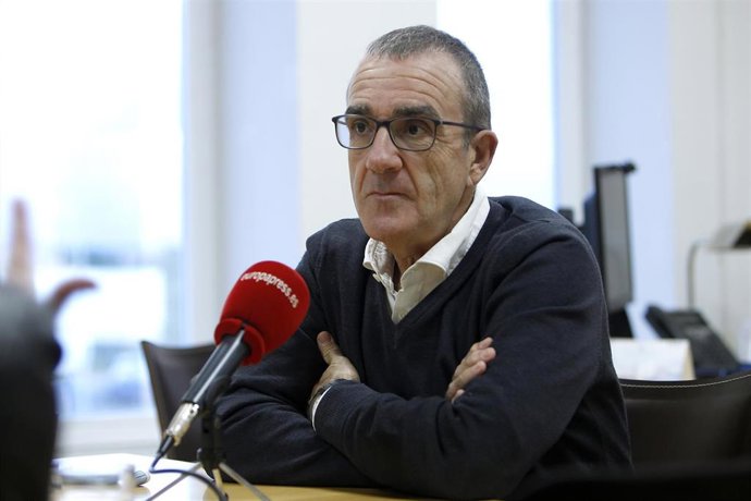 El vicepresidente del Govern y conseller de Transición Energética, Sectores Productivos y Memoria Democrática, Juan Pedro Yllanes, en una entrevista concedida a Europa Press.