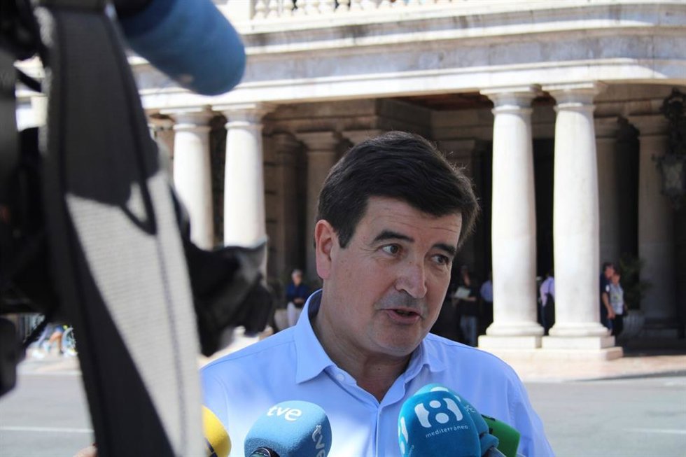 Archivo - El portavoz de Ciudadanos (Cs) en el Ayuntamiento de Valencia, Fernando Giner,
