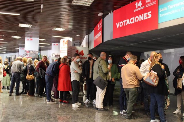 Participantes en el XIV Congreso Regional del PSOE-A
