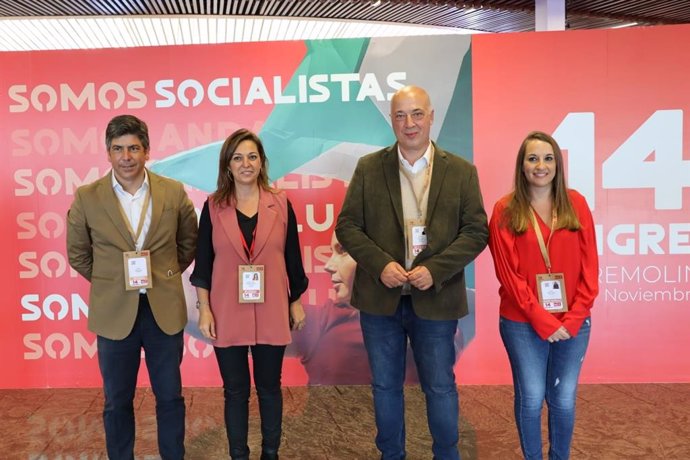 Miembros del PSOE de Córdoba, en el Congreso Regional del PSOE-A