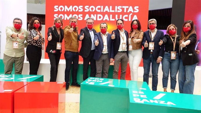 Miembros del PSOE malagueno en la ejecutiva regional del partido