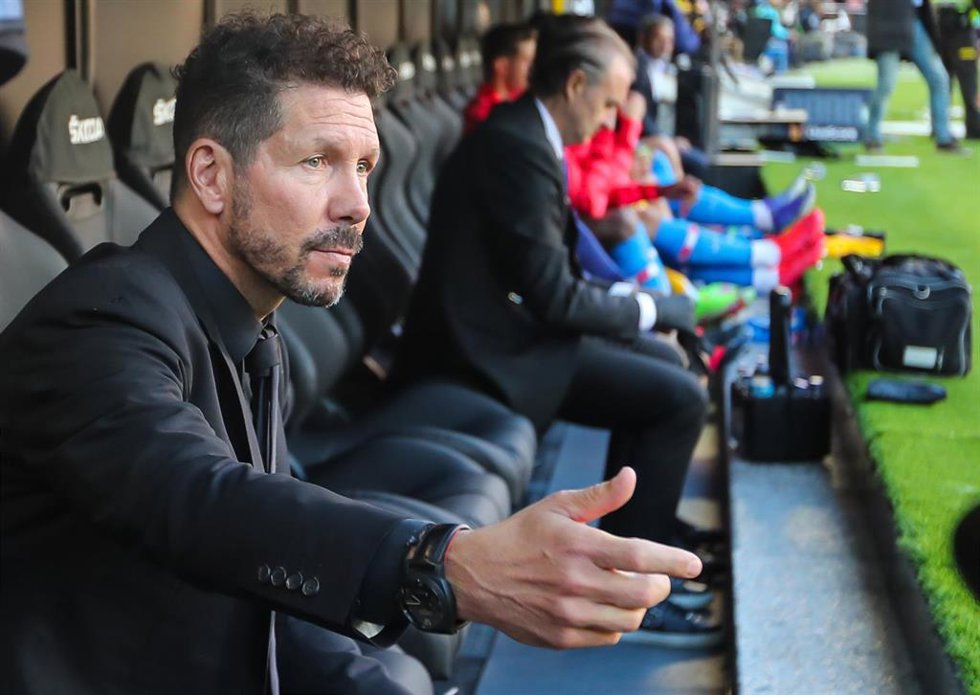 Diego Pablo Simeone, entrenador del Atlético de Madrid