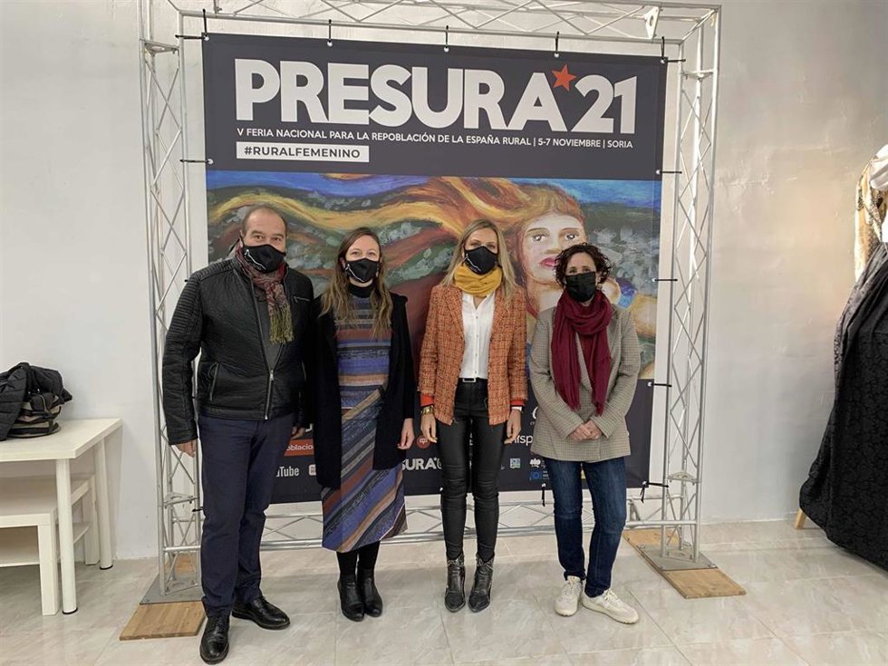 La alcaldesa de Sigüenza, María Jesús Merino, participa en Presura 2021.