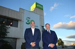 Emilio Gayo, presidente de Telefónica España, y José Luis García-Palacios, presidente de Rural Servicios Informáticos y de Caja Rural del Sur