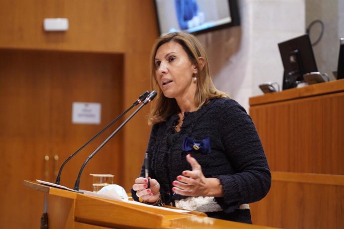 La portavoz de Industria de Ciudadanos en las Cortes de Aragón, Jara Bernués.