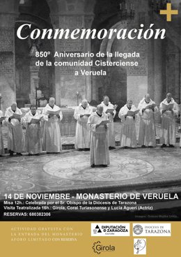 Diócesis de Tarazona y Coral Turiasonense conmemoran el 850 aniversario de la venida de los monjes cistercienses al Monasterio de Veruela.