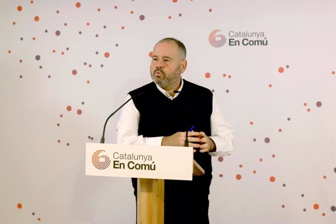 El portavoz de los comuns, Joan Mena