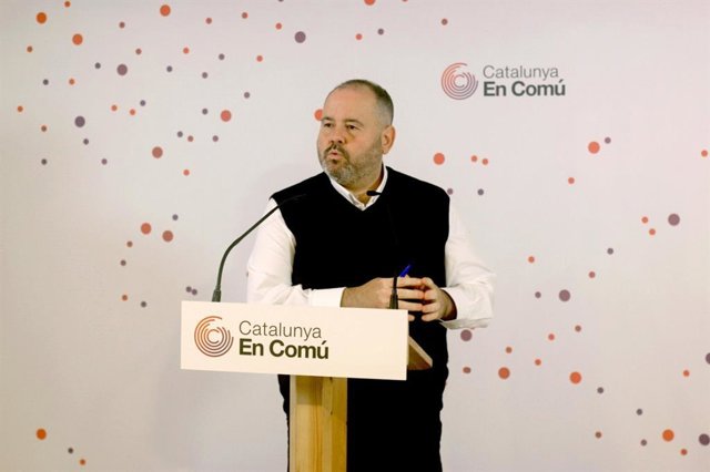 El portaveu dels comuns, Joan Mena