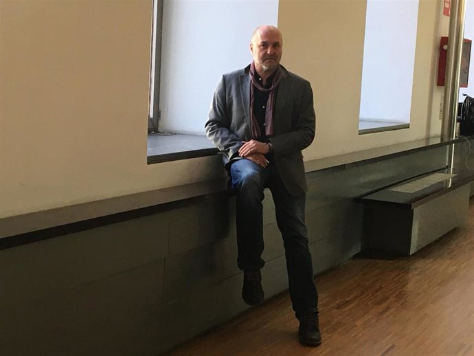 El escritor irlandés Colum McCann presenta la novela 'Apeirógono' en Barcelona.