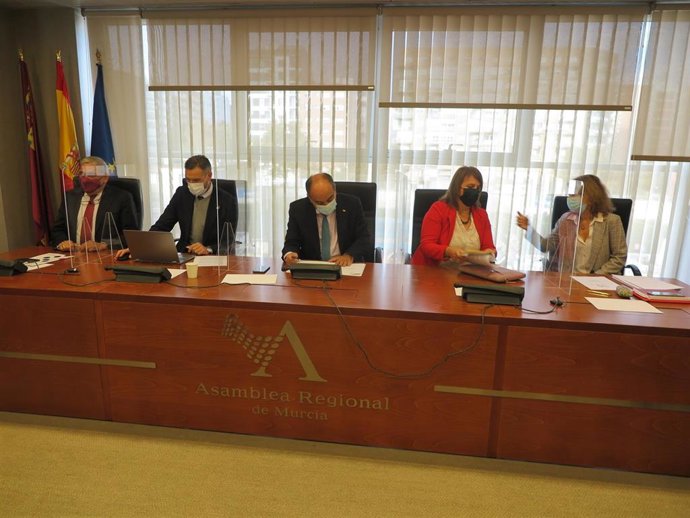 Imagen de la Comisión de Política Territorial. Audiencia legislativa, en relación con el proyecto de ley de simplificación administrativa. Comparece José Francisco García Fernández, alcalde de Caravaca