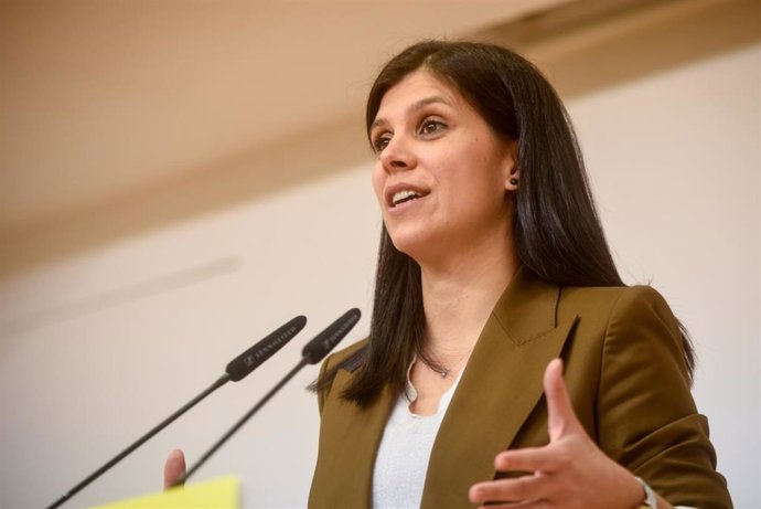 La secretaria general adjunta y portavoz de ERC, Marta Vilalta.