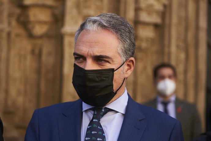 El Consejero de la Presidencia de la Junta de Andalucía, Elías Bendodo