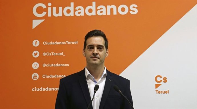 El portavos de Ciudadanos en Teruel, Ramón Fuertes.