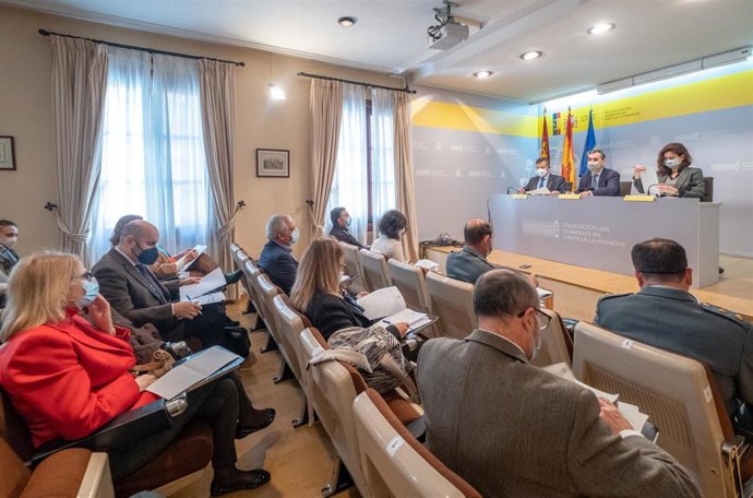 Reunión de la Comisión regional de flujos migratorios en la Delegación del Gobierno.