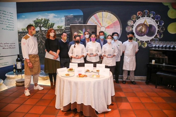 Laura Moreno, Virginia Gómez y Mónia Yegles, premiadas en el Certamen MálagaCrea Gastronomía