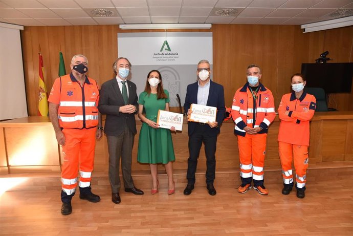 La Diputación de Granada y la Ciudad Deportiva, distinguidas por la Junta de Andalucía como centros cardioprotegidos.