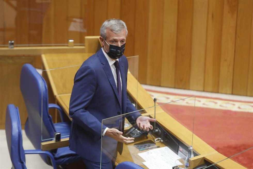 Archivo - El vicepresidente primero gallego, Alfonso Rueda