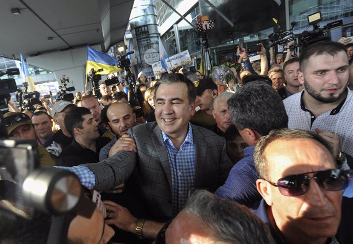 Archivo - El expresidente georgiano Mijail Saakashvili