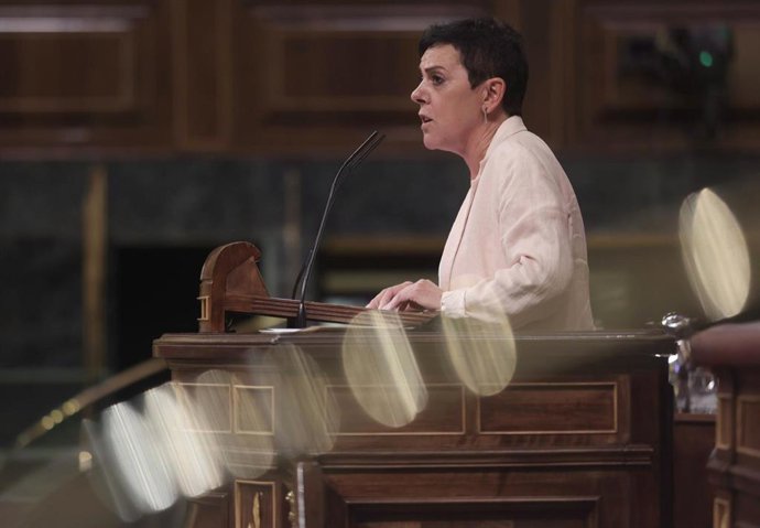 Archivo - La portavoz de EH Bildu en el Congreso, Mertxe Aizpurua.