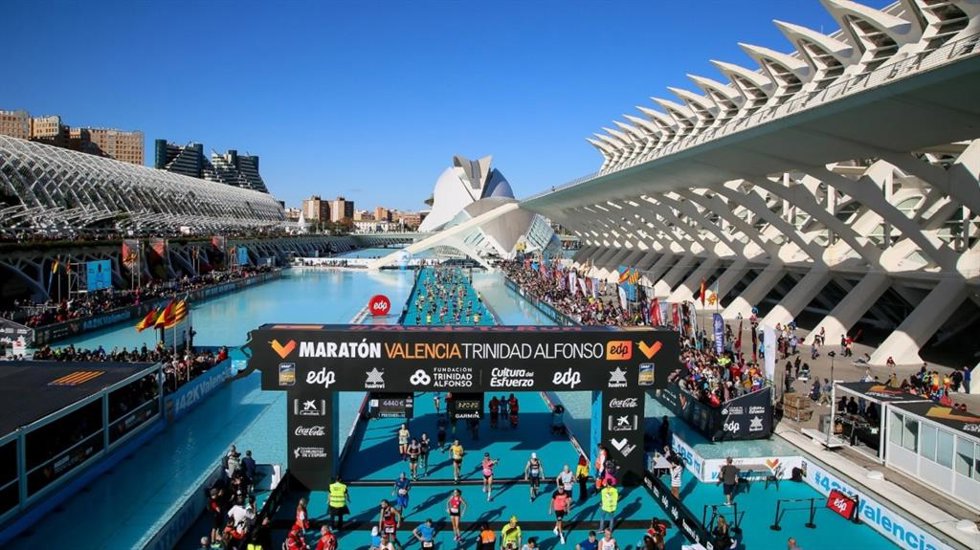 Archivo - Llegada de la maratón 2019