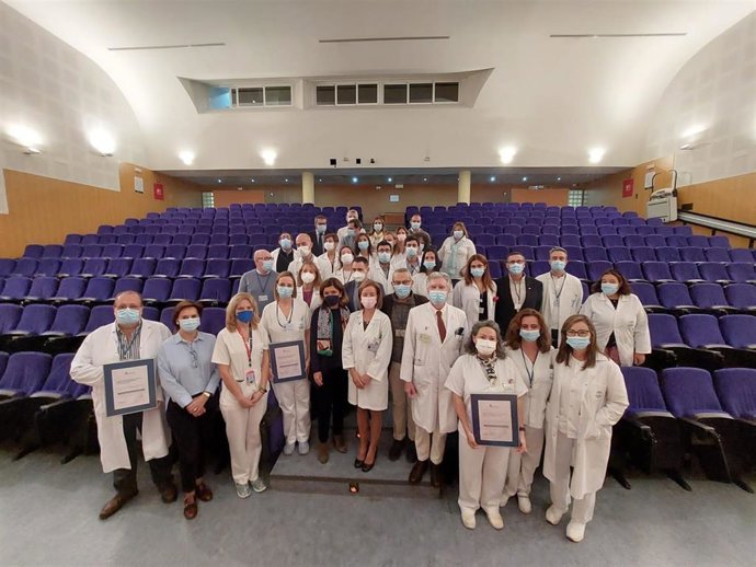 Responsables de las unidades de Cirugía Torácica, Hematología y Formación Continuada.