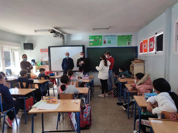 Visita al colegio Antonio Prieto.