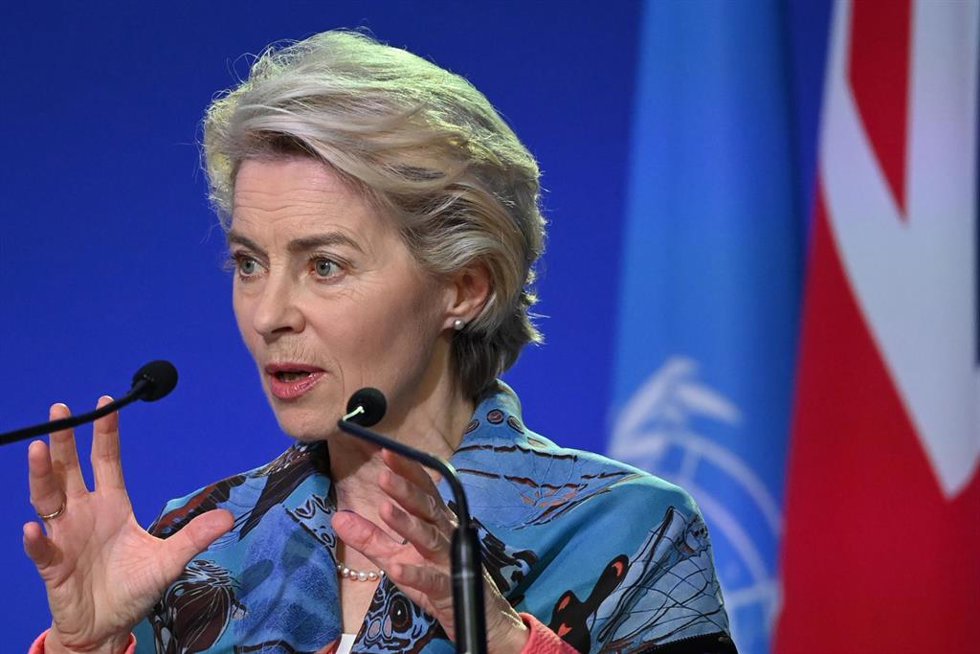 La presidenta de la Comisión Europea, Ursula von der Leyen