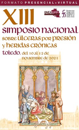 Cartel del XIII Simposio Nacional sobre Úlceras por Presión y Heridas Crónicas.