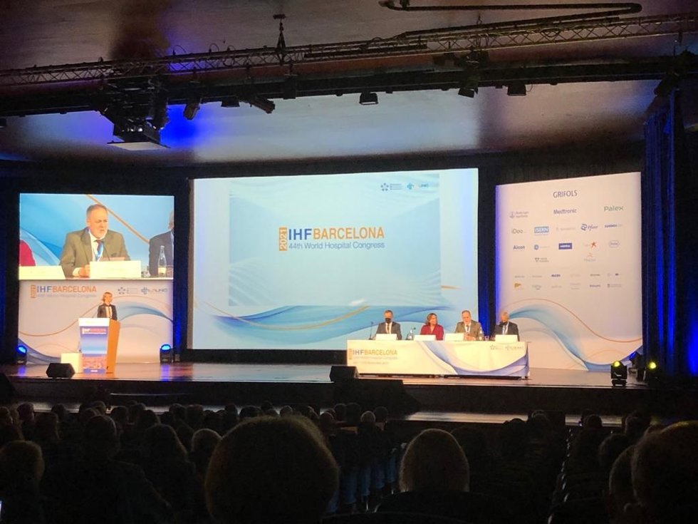 Imagen del acto inaugural del 44 Congreso Mundial de Hospitales