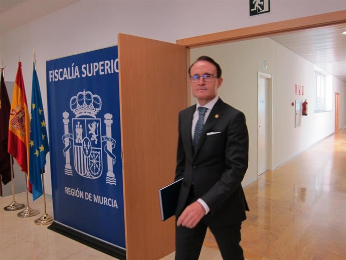 Archivo - El fiscal superior de la Comunidad, José Luis Díaz Manzanera, presenta la Memoria 2017