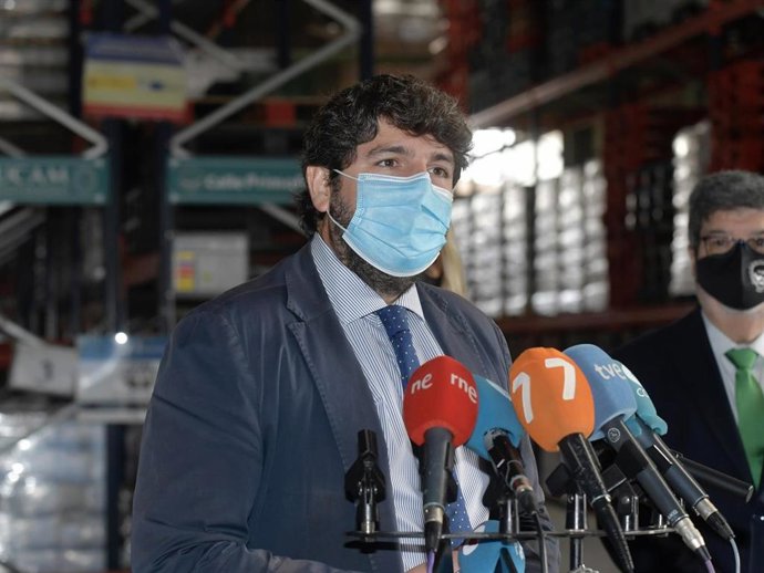 El presidente del Gobierno regional, Fernando López Miras