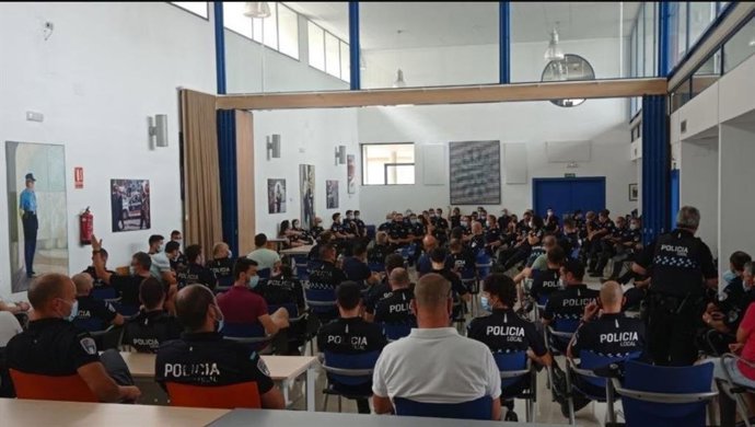 Reunión policías locales Albacete.